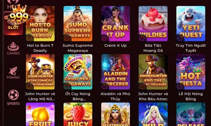 Slots game 999BET
